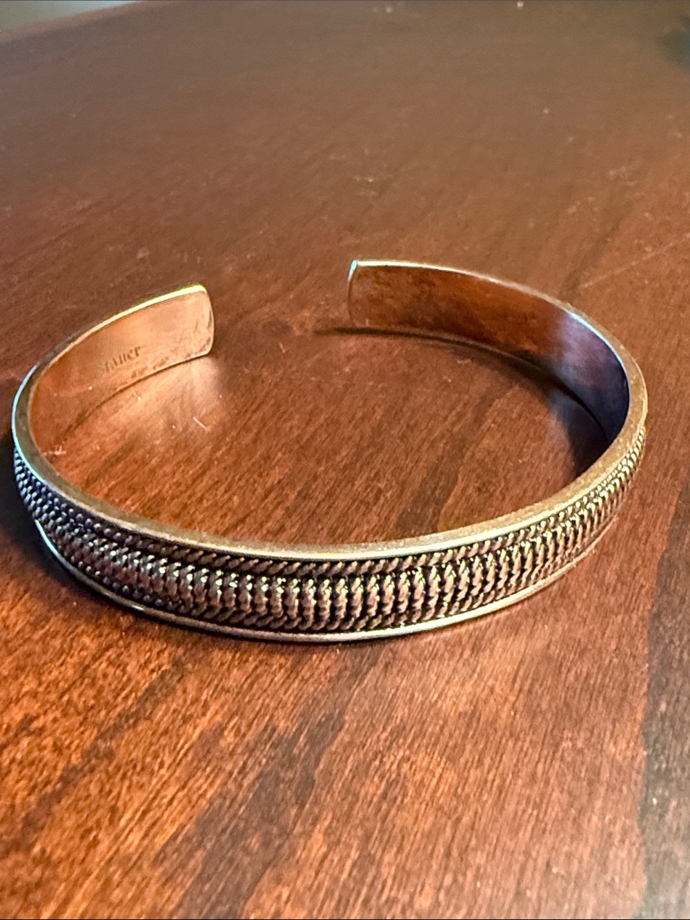 Stauer Copper Open Cuff Bracelet Men’s Unisex Wellness Therapeutic